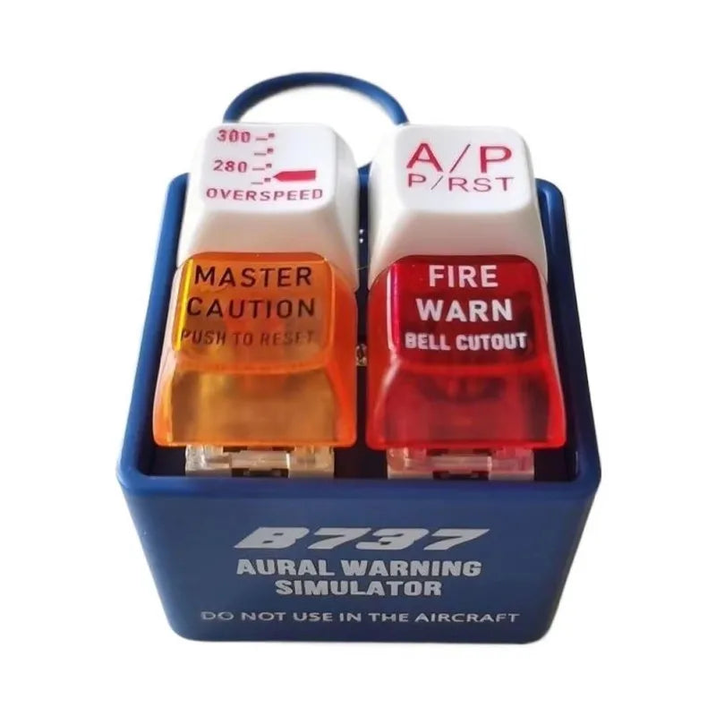 Boeing 737 Airbus EGPWS Warning Sound Simulator Pilot Keychain Home Decor Craft Wind Chimes Hanging Decoration