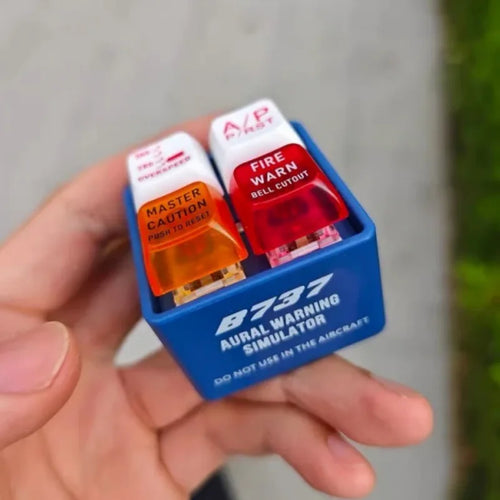 Boeing 737 Airbus EGPWS Warning Sound Simulator Pilot Keychain Home Decor Craft Wind Chimes Hanging Decoration